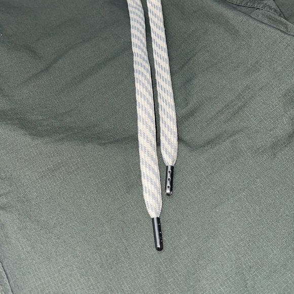 Vuori Ripstop Olive Army‎ Green Wideleg Organic Cotton Cropped Pants Small - Picture 7 of 14